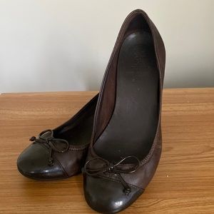 Cole Haan with Nike Air. Brown wedge heal. Size 7.